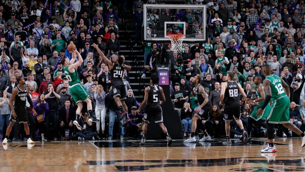 Celtics guard (thigh) out vs. Kings