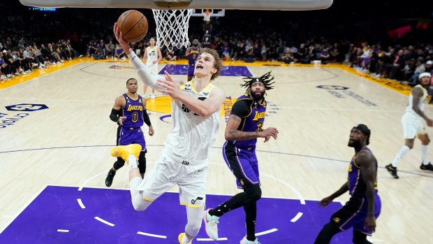 Lauri Markkanen Utah Jazz Beat Los Angeles Lakers Tsn Ca