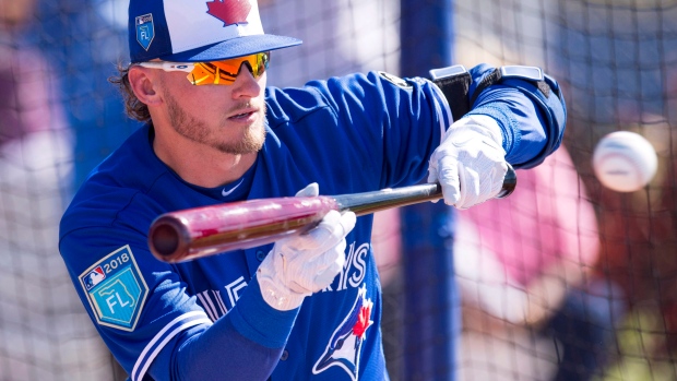 Twins' Josh Donaldson takes part in workout; status for Game 1 uncertain