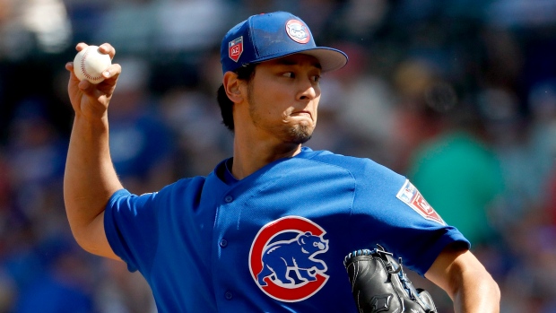 Cubs' Yu Darvish has setback in bullpen session