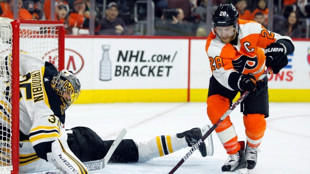 Giroux's OT Goal Lifts Flyers Over Bruins - TSN.ca