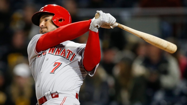 Eugenio Suarez feeling good in two-hole for Reds 