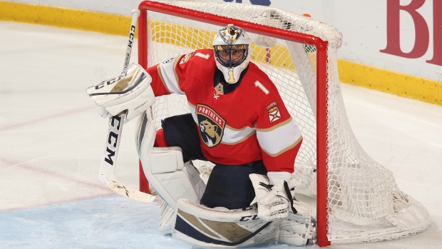 Ex-goalie Roberto Luongo has jersey retired by Florida Panthers