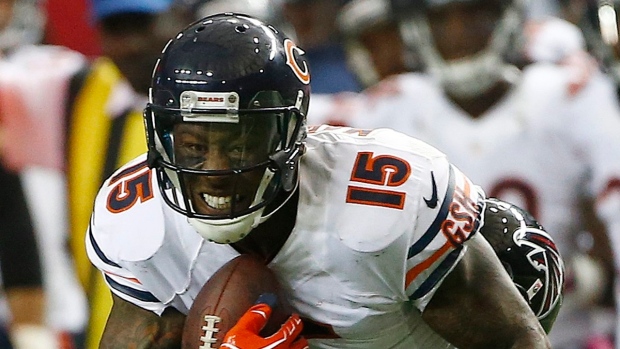 Chicago Bears wide receiver Brandon Marshall in a 2014 game