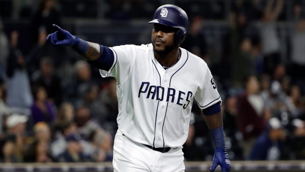 San Diego Padres call up Franmil Reyes, whose 14 homers lead all