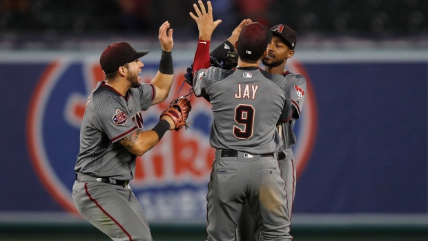 A J Pollock White Cool Base Arizona Diamondbacks jersey