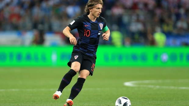 Real Madrid midfielder Luka Modric honored as the best overall player in  the World Cup