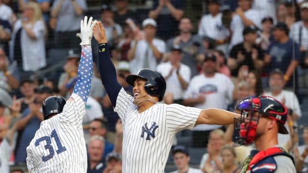 Giancarlo Stanton Is Chasing History With Home Run Binge - The New