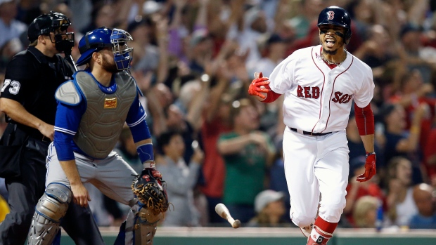 Who's swinging the lumber? Boston Red Sox' Mookie Betts hits 4th career grand  slam against Toronto Blue Jays at Fenway Park to continue Red Sox' 10-game  winning streak