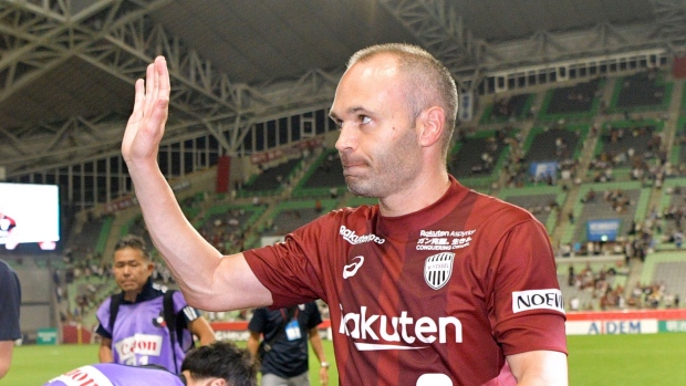 Vissel Kobe's Andres Iniesta