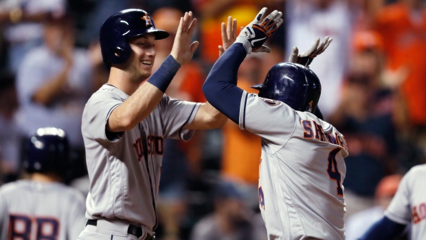 Houston Astros celebrate