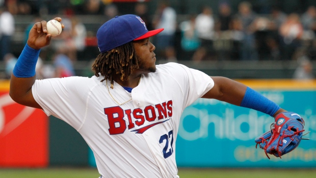 Jays prospect Vladimir Guerrero Jr. brings grandmother with him to Buffalo  - The Globe and Mail