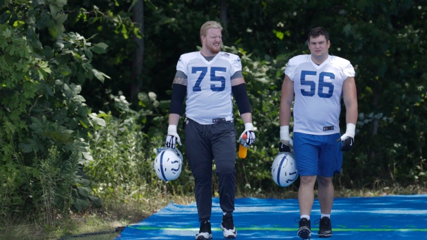 Indianapolis Colts offensive guard Jack Mewhort during the NFL