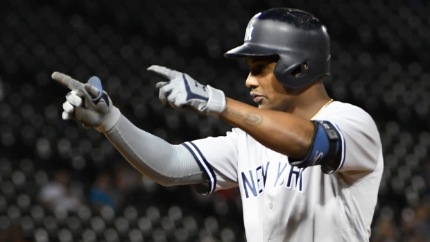 New York Yankees' Miguel Andujar, American League Rookie of the Year  runner-up, may need season-ending surgery