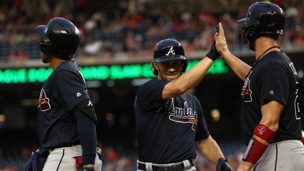 Atlanta Braves celebrate