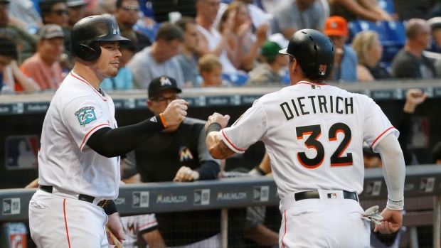 Derek Dietrich sees things to like from Marlins after Opening Day