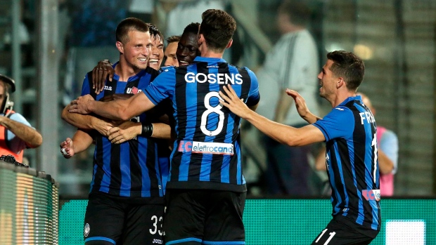 Atalanta celebrates