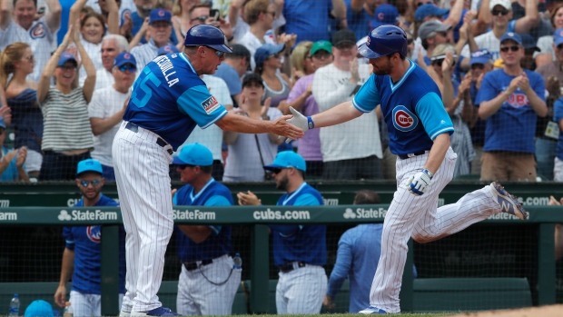 Murphy, Schwarber, Baez power Cubs over Reds 10-6