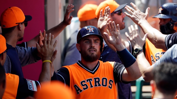 Astros Get Fifth Straight Win Over Angels Tsn Ca