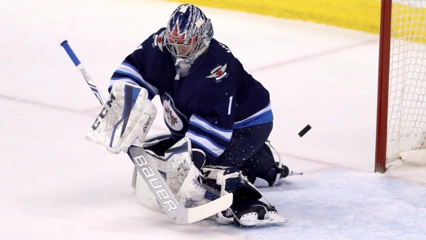 Winnipeg jets goalie clearance jersey