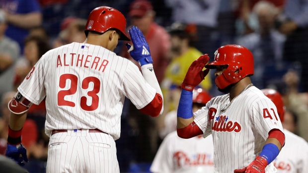 Realmuto homers twice vs old team, Phillies beat Marlins 6-1