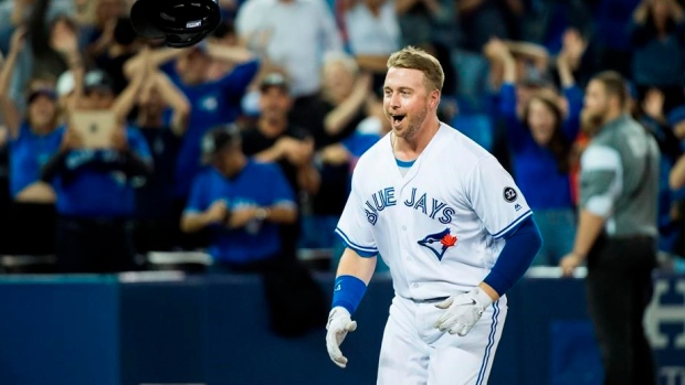 Jays score 4 runs in the ninth inning for comeback win over
