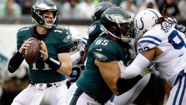 Eagles defense 'hunted' Carson Wentz for nine sacks in win over Commanders