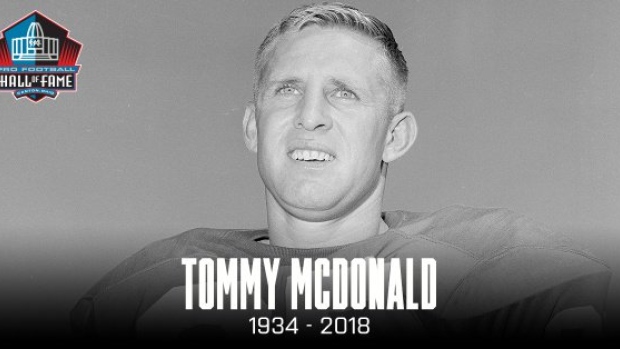 Tommy McDonald, Eagles Hall of Famer, dies