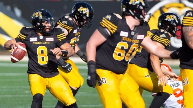 Masoli throws for 357 yards and three touchdowns in Ticats' 39-23