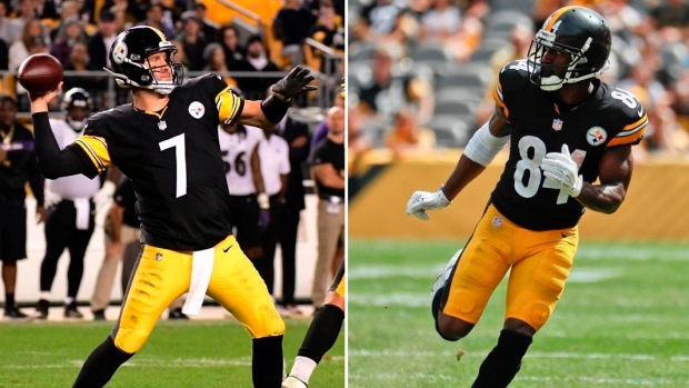 Antonio Brown Ben Roethlisberger