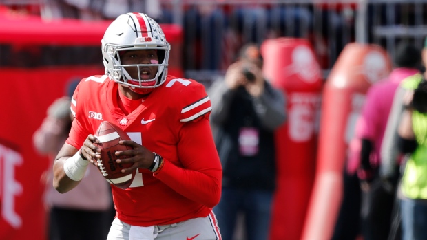 Ohio State quarterback Dwayne Haskins