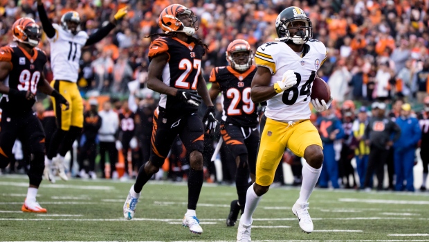 Brown's late TD sends Steelers over Bengals 