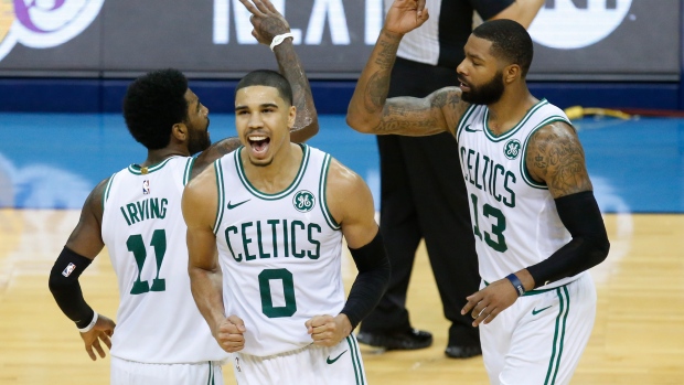 Kyrie irving on sale and jayson tatum