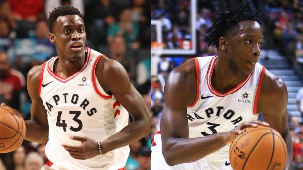 Pascal Siakam and OG Anunoby