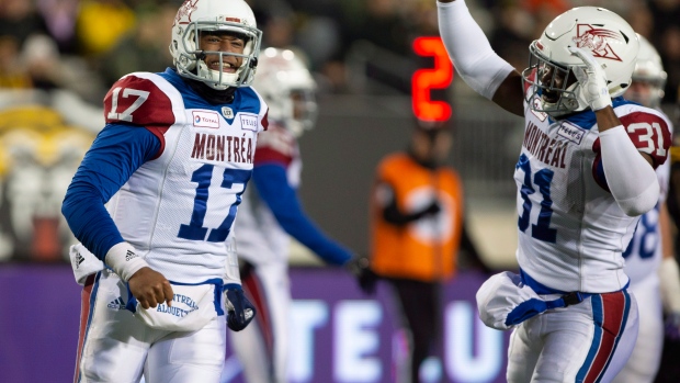 Argos secure 1st Grey Cup berth since 2017, beating Alouettes for 3rd time  this season