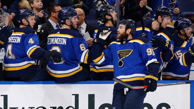 O'reilly's Hat Trick Leads Blues Over 'canes - Tsn.ca