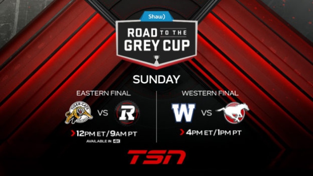 CFL ON TSN's Exclusive Coverage of the CFL PLAYOFFS Continues with  Divisional Finals, Nov. 18 