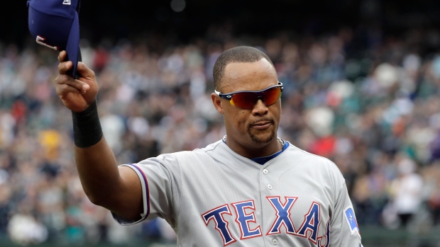 Beltre's No. 29 jersey being retired by Rangers 