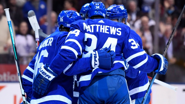 Toronto Maple Leafs equipment manager Bobby Hastings stays ready