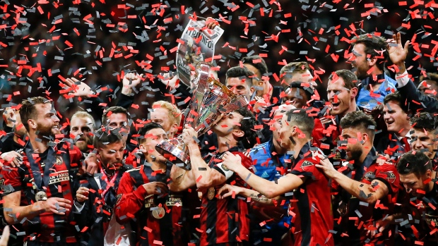 Atlanta United celebrates