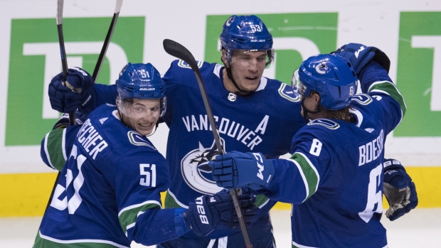 Vancouver Canucks celebrate