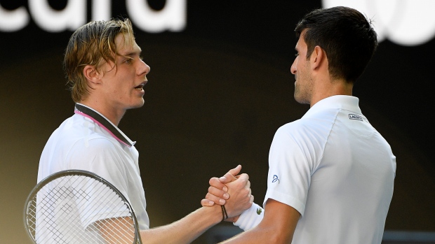 Novak Djokovic Denis Shapovalov