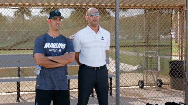 Jorge Posada and Derek Jeter 