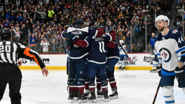 Monster third period helps Avalanche streamroll Jets - TSN.ca