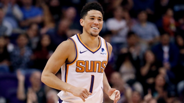 Suns' Devin Booker beats teammate Deandre Ayton in NBA 2K finals - ESPN