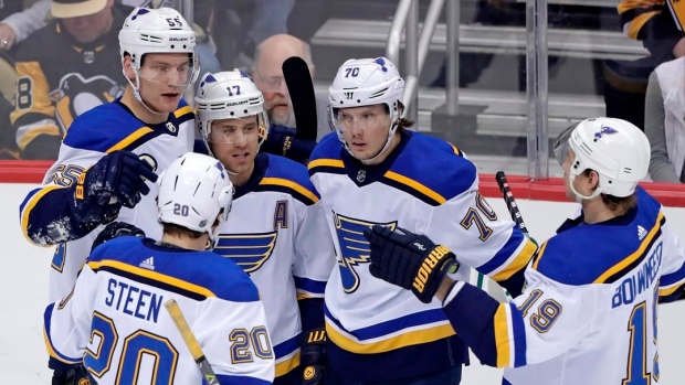 Dunn, Maroon lead Blues past Penguins - TSN.ca