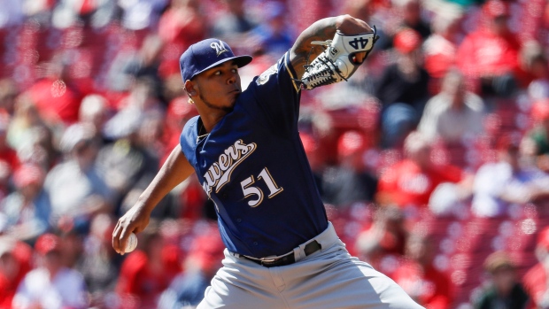 Freddy Peralta masterful in Brewers' win over Reds