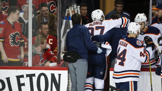 McDavid Injured As Oilers Win Season Finale Against Flames - TSN.ca