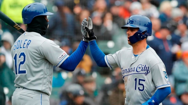 Whit Merrifield sets Royals hitting streak mark