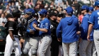 Kansas City Royals Chicago White Sox benches clear